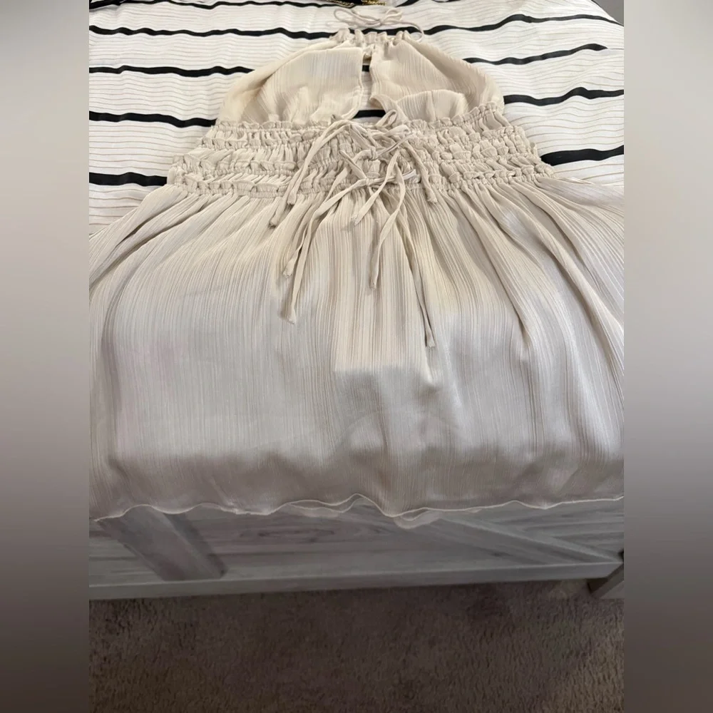Oh Polly Cream Backless Dress - Picture 2 of 6